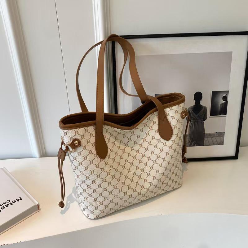 

Большая вместимость женская модная сумка через плечо с винтажным принтом портативная сумка-тоут