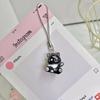 Fashion New Cartoon Small Cat Cute Keychain Phone Chain Resin Keyring Bag Pendant Couple Key Chains Gifts Women for Jewelry