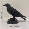 3D Printed Simulation Crow Model Raven Prop Bird Ornaments Craft Crow Statue Crafts  Farm