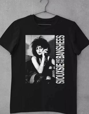 Siouxsie And The Banshees Koszulka Koszulka Muzyka Rockowa Letnia Unisex i Damska Luźna i Oddychająca Koszulka Top