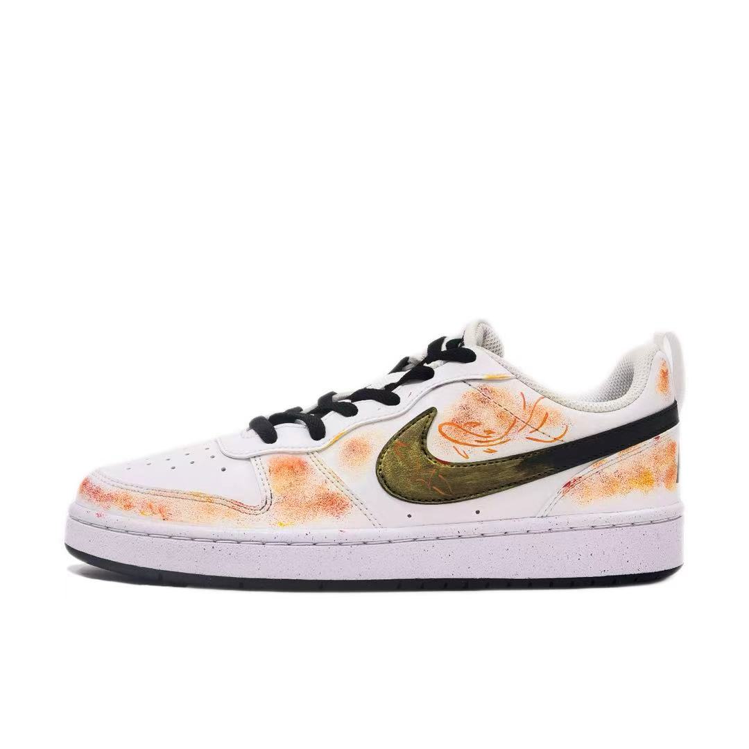 

Nike Court Borough Dream Factory Abrasion Resistant Slip Resistant Abrasion Resistant Slip Resistant Low top DV5456-104(Team1468-) 38.5