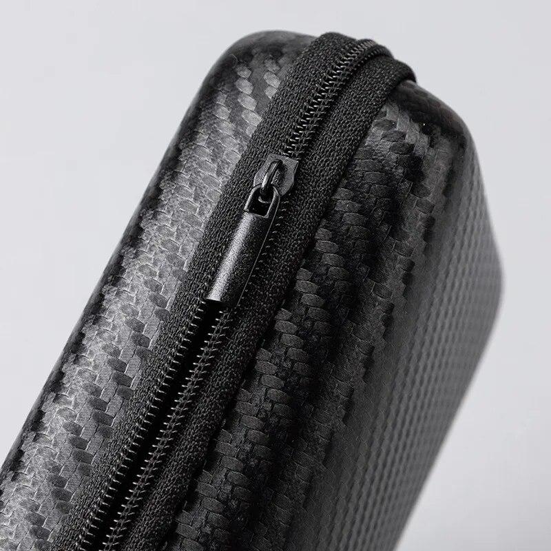 Oppbevaringsveske for datakabel Øretelefon Mobiltelefonlader U-disk Etui Sammenleggbar Bærbar Mini Glidelåspose EVA Elektronikk Oppbevaringsposer