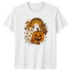 Gruseliges Boho Geisterkürbis Unisex T-Shirt Halloween Geschenk Für Sie