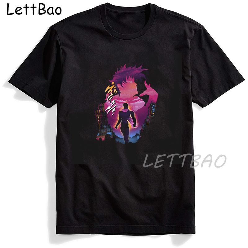 Унисекс Av Dul Jojo s Bizarre Adventure Мужская Женская Футболка Ojo Muda Топы Футболка S