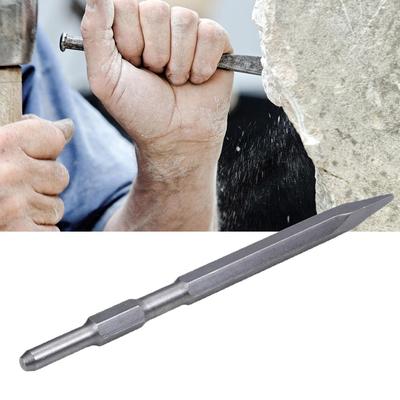 Chrome Steel Hex Electric Pick Long Shank Hammer Drill Bit Durable Point Chisel Granite Processing