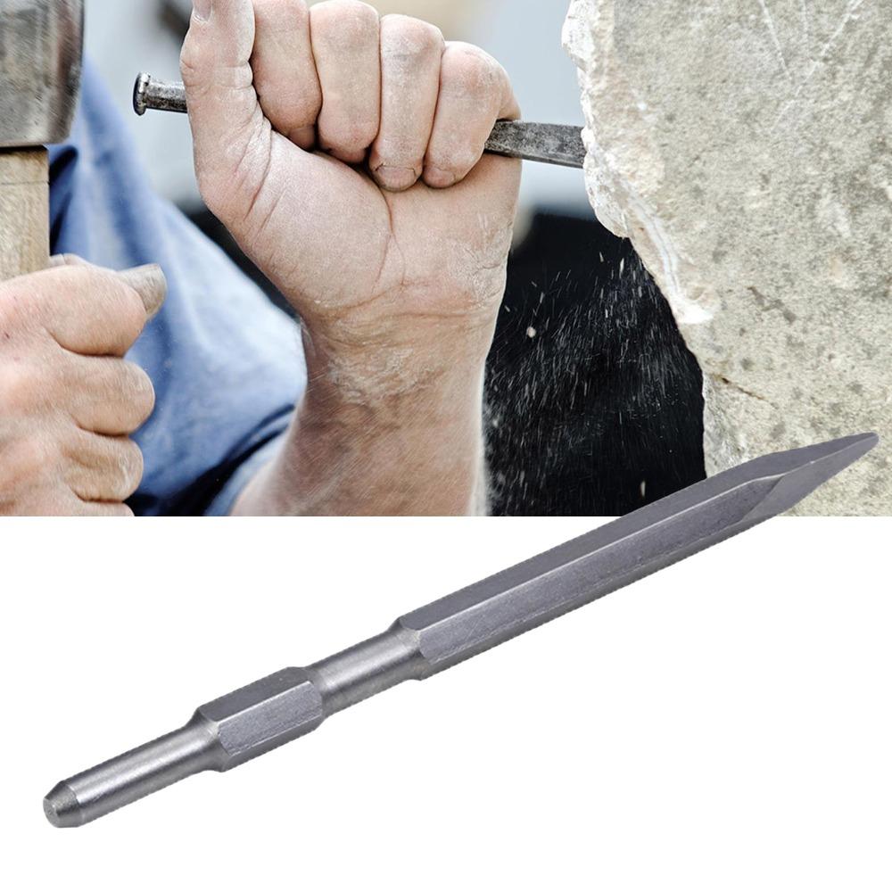 Long Shank Hex Electric Pick Pointed Chisel Chisel Bit Durable Point Chisel Concrete Processing