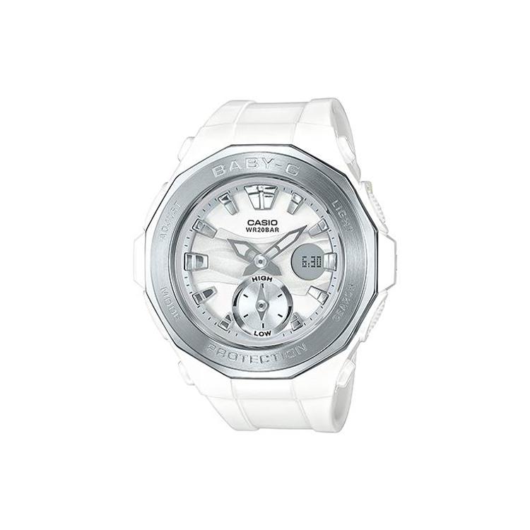 CASIO Women s BABY-G Silver Watch BGA-220-7A BGA-220-7A White Dial
