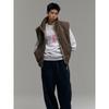 Sand Sound (Unisex) Fleece Oversized Vest Brown