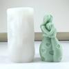 2026 Latest Models Mother Hugging Child Candle Silicone Mold Warm Heart Family Painting Plaster Mould Soap Resin Making