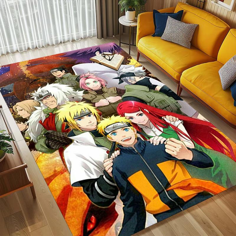 Naruto World Living Room Nonslip Area Rug Soft Carpet For Bedroom Game Playroom Sofa Office Home Decor Doormat Christmas Gift C9301134
