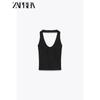 Zaprha 2025 New Sexy Sweet Sexy Open Back Halter Top T-shirt Women Silm Slim Looking 4424308
