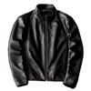 Pure First-layer Sheepskin Leather Jacket Men's Slim-fitting Short Stand-up Collar Leather Jacket