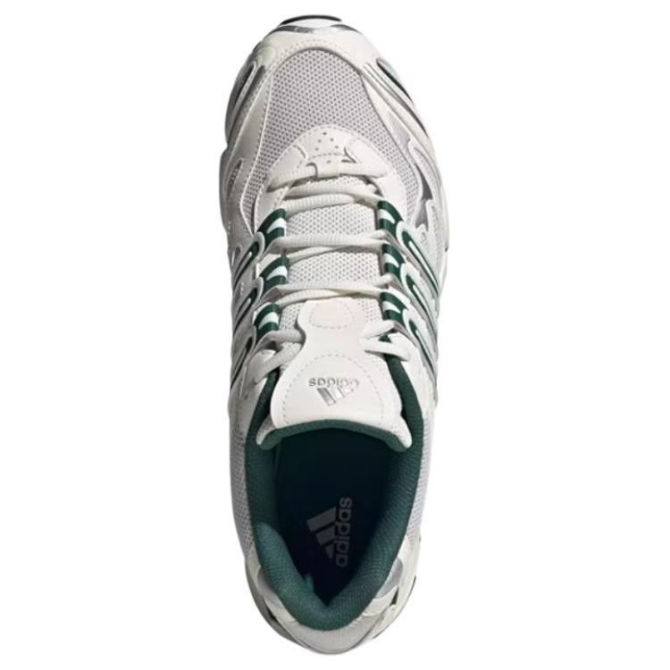 Adidas Originals Temper Run 2.0 Trendy Sports Non-Slip Wear-Resistant Low-Top Dad Shoes Unisex Sneakers White Gray Green JR9561