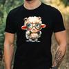T-Shirt Herren Lustiges Schaf Motiv Baumwolle Größe XS bis 5XL