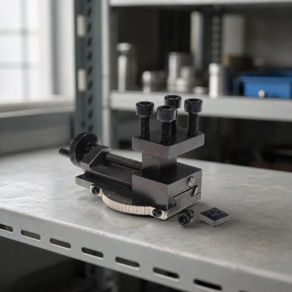 Angle-Adjustable Lathe Tool Rest Low-Height for Turning Tasks