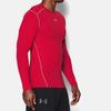 Under Armour Wysoka Elastyczność Trening Wydajnościowy Rozgrzewka Fitness Top Męskie Topy Czerwony 1265650-600