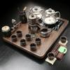 Automatic Zisha Kung Fu Tea Set with Wooden Tray