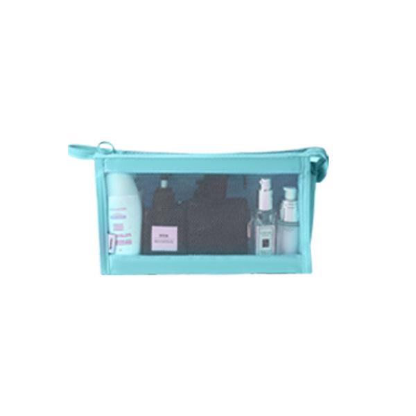 Borsa per Trucco da Viaggio di Grande Capacità con Separazione Umido/Secco e Design a Gancio Cationico