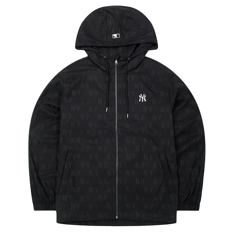 MLB Unisex Woven Hooded Jacket 3AWJM0453-50BKS