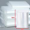 100-300Pcs Thicken Zipper Sealed Bags Clear Plastic Storage Bag for Small Jewelry Food Packing Reclosable Ziplock Sealing Bags