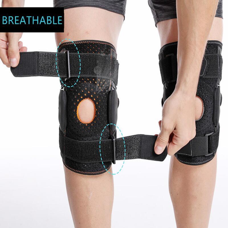 1 Piece Knee Brace Brace Support Compression Hinge Knee Brace for Men Women Tendon Ligament Meniscus