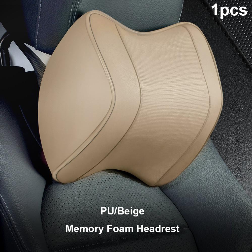 Noble Auto Rest Kopf Unterstützung Kissen Hals Kopfstütze Kissen Auto Atmungsaktive Memory Foam Langsam Rebound Guard Auto Lenden Kissen