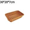 Wicker Storage Baskets Eco-friendly Natural Material Bins for Home Kitchen Pantry Food Snack Fruit Vegetable Organization Use