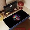 Neon Skull Headphone Extended Gaming Mouse Pad NonSlip Desk Surface Colorful Graffiti Punk Rock Art Print For Gaming Setup