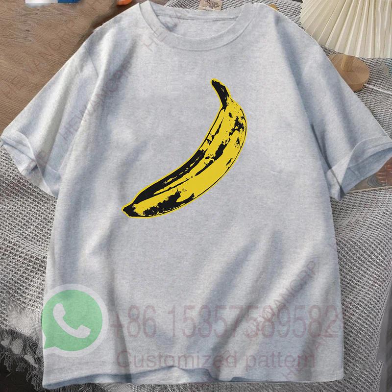 Banana TShirt Mens Tracksuit Cotton Casual Sportswear Crew Neck Pullover Short Sleeve Top Breathable Fashion Summer Streetwear
