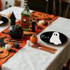 4pcs Halloween  Placemats Round Placemats Potholder Decoration