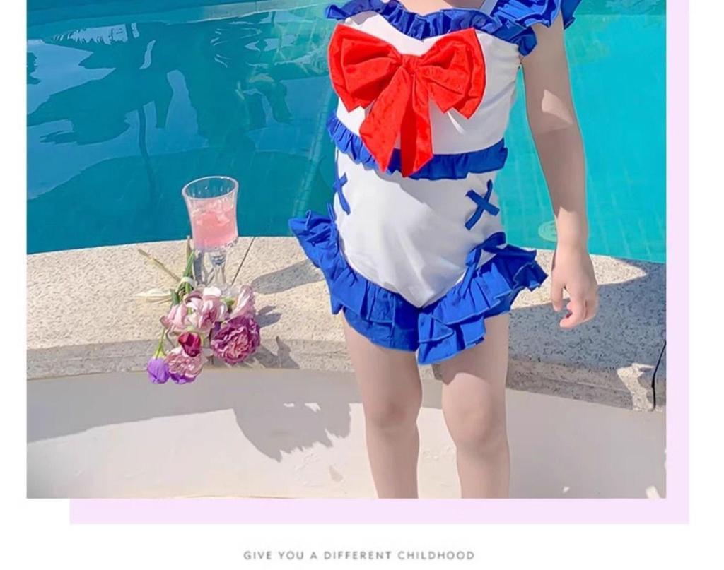 Girls' Trendy Sleeveless Slimming Surf Swimsuit