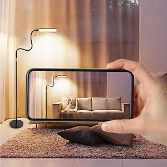 Zanflare LED Floor Lamp, Stepless Dimmable and Color-Changing, with Remote Control, Memory Function, Touch Sensor, Timer, Night Light, 360°