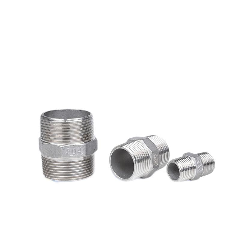 Chiweng 304 SS Hex Dual Thread Pipe Connector