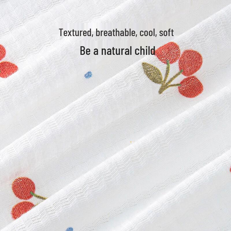 Newborn Baby Pure Cotton Half Bodysuit Top - 2-Piece Summer Set
