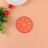 Ins Style Apple Clip Cotton Coaster Thickened Fabric Insulation Pad Table Mat Placemat Creative Cloth Art Kitchen Mat Decor