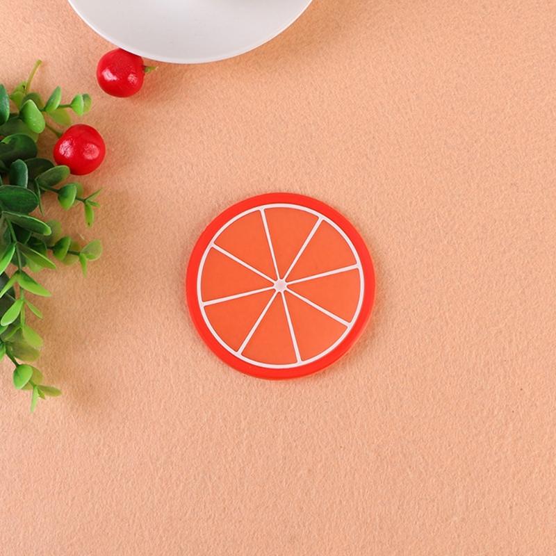 

Ins Style Apple Clip Cotton Coaster Thickened Fabric Insulation Pad Table Mat Placemat Creative Cloth Art Kitchen Mat Decor