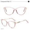 Women's Blue Light Blocking Glasses +2.25 TR90+Metal Frame