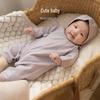 Koala Noses Newborn Soft Breathable Cotton Jacquard Jumpsuit