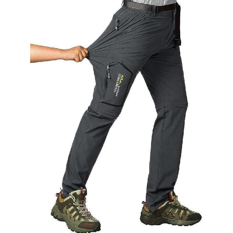 Spring Hiking Tactical Pants Men Waterproof Detachable Fishing Wear Climbing Clothes Quick Dry Anti-UV Trousers