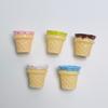 3D Mini Sprinkle Waffle Cream Ice Cone Cabochons for Decor Phone Case Slime Charms