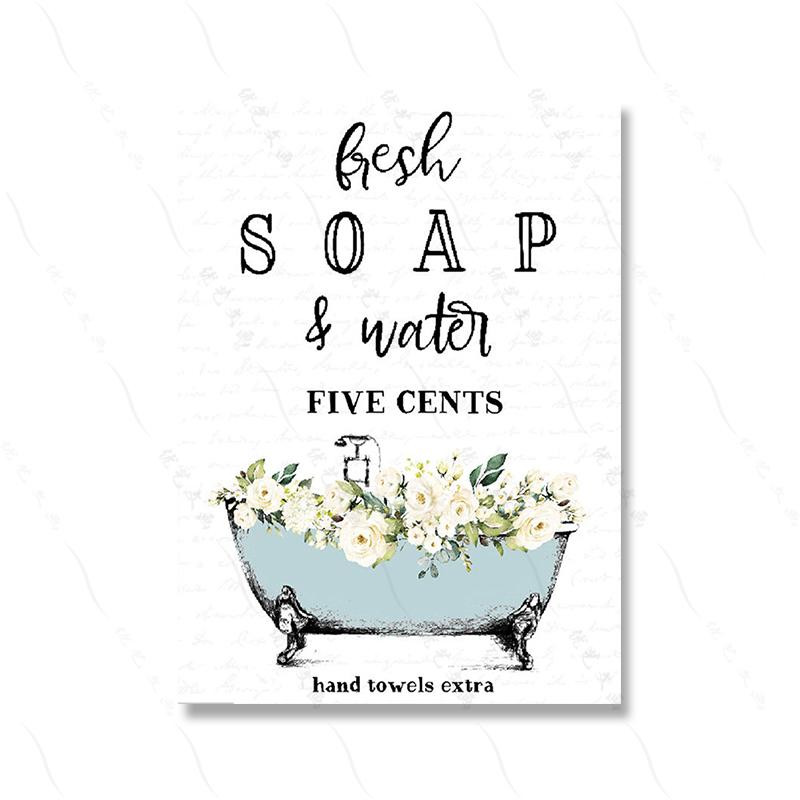 

Рулон туалетной бумаги с принтом для ванной комнаты, художественный декор для дома в фермерском доме, забавный юмористический знак, Canavs, живопись, TP, бумажный плакат, фотографии 21x30cm No Framed