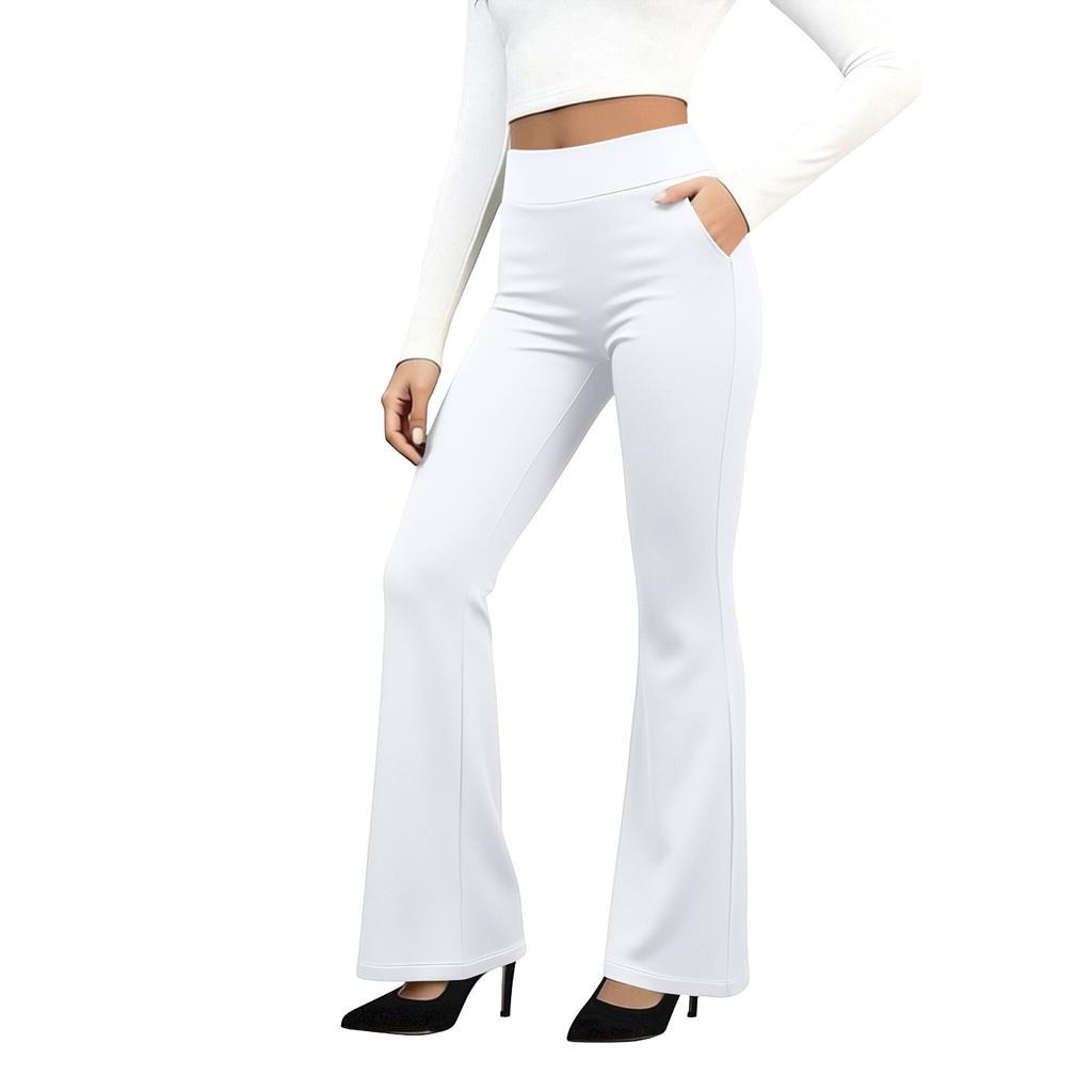 Women's High Waist Yoga Pants, Women's Work Pants With Pockets