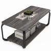 ZXD Stylish Coffee Table Set, Coffee Table, Living Room Table, 80cm Wide, Light Gray