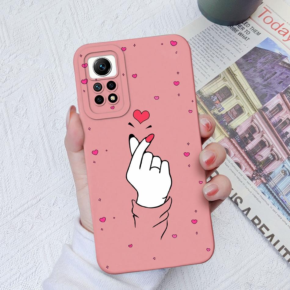 For Redmi Note 12 Pro Plus Case Love Heart Soft Liquid Silicone Full Protection Phone Cover For Xiaomi Redmi Note12 12Pro 4G 5G