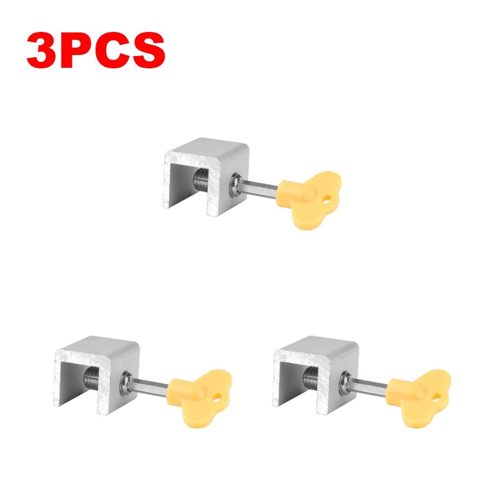 1-10Pcs Window Lock Security Lock Limit Sliding Door Windows Restrictor Child Safety Anti-theft Door Stopper Home Improvement