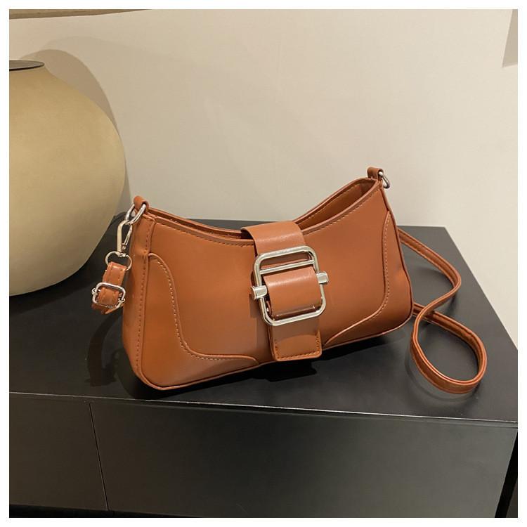 Retro Texture Patchwork Minimalist Fashion Spring 2024 New Trendy Handbag Shoulder Bag