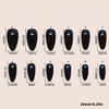 Fashionable French False Nail Pink Gradient Pattern Lightweight ABS Material Easy Application Nail Decoration