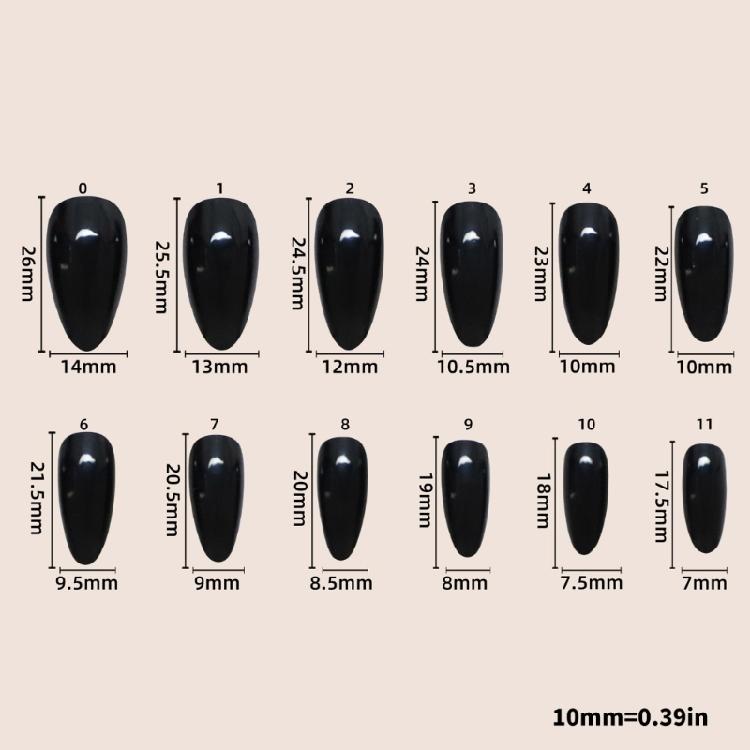 Fashionable French False Nail Pink Gradient Pattern Lightweight ABS Material Easy Application Nail Decoration