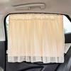 Lace Car Sunshade Curtain Suction Cup Vehicle Privacy Shades Baby Car Sunshades  Rear Seat
