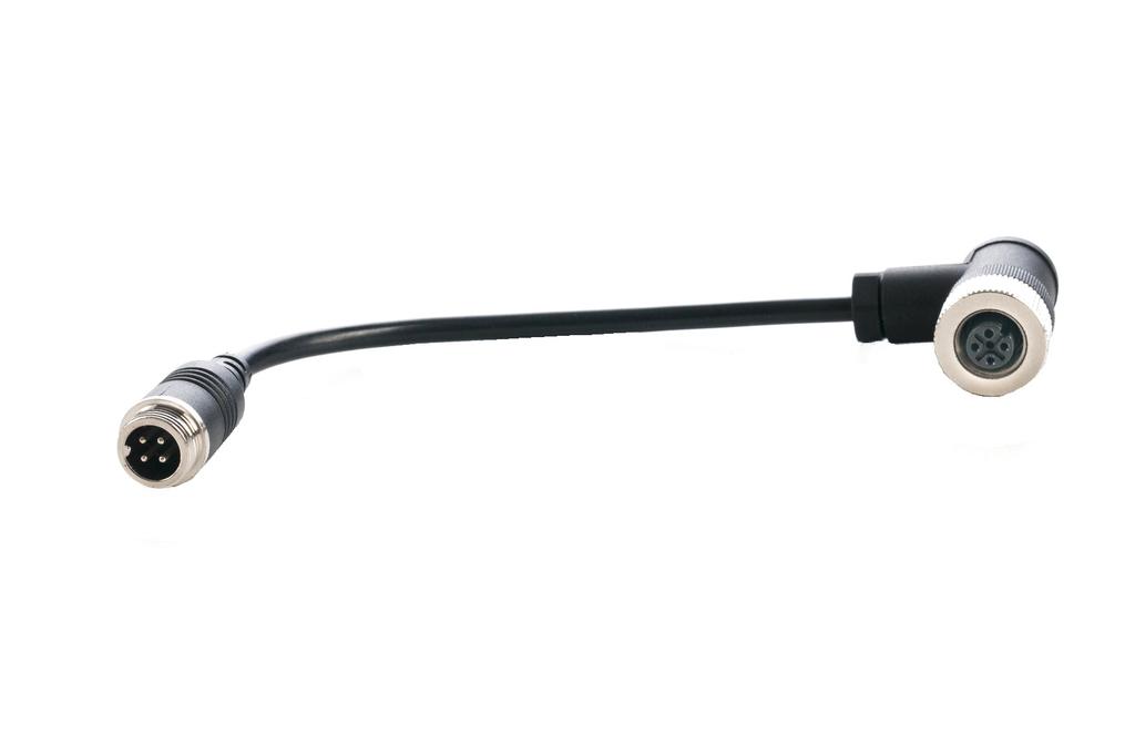 Adapter Redukcja Kamery Do Ferguson Datatronic 4 Agco C1000 Challenger Serii C 90 Stopni 5-Pin Żeński/4-Pin Męski